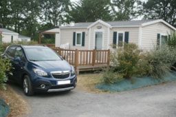 Location - Mobil-Home S Fregate  28 M² (2009) + Terrasse Semi-Couverte 11 M² - Camping Les Embruns