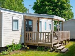 Location - Mobil-Home Ouessant  36 M2 (Modèle 2013) Avec Terrasse Semi Couverte - Camping Les Embruns