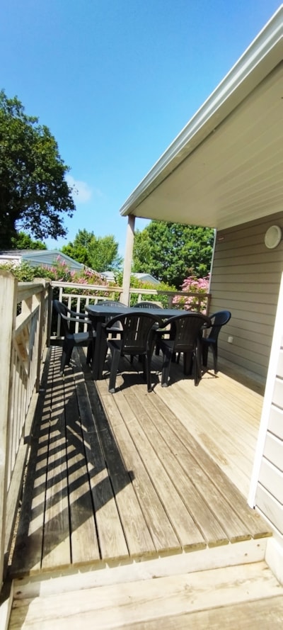 Mobil-home CORVETTE 27 m² (2010-2014) + Half-covered terrace 8m² — 7