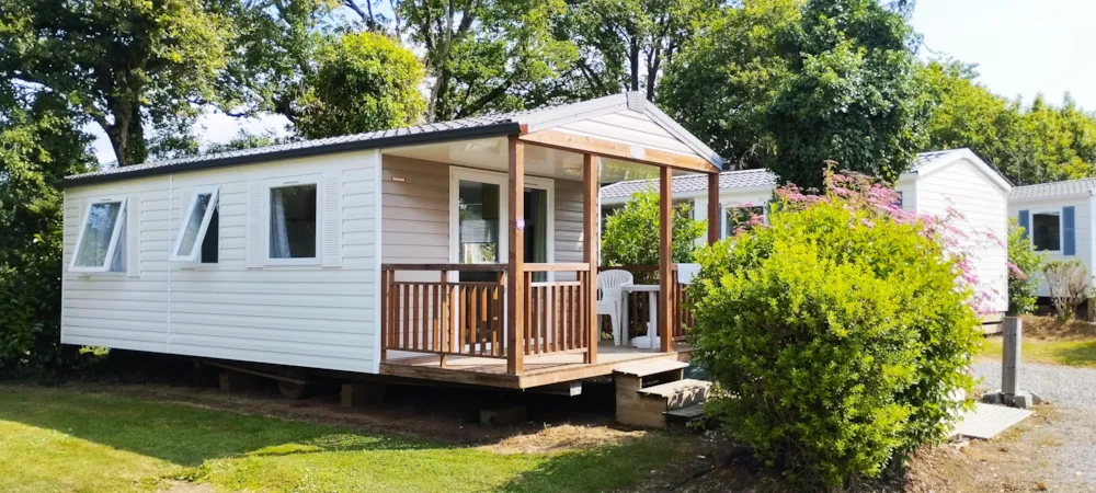 Location - Mobil-Home Premium Lagon 28 M² (2012) + Terrasse Couverte Intégrée 8M² - Camping Les Embruns