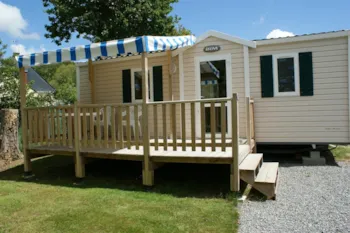 Location - Mobil-Home S Fregate  28 M² (2009) + Terrasse Semi-Couverte 11 M² - Camping Les Embruns