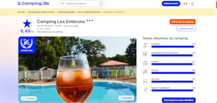 Camping Les Embruns - Camping2Be