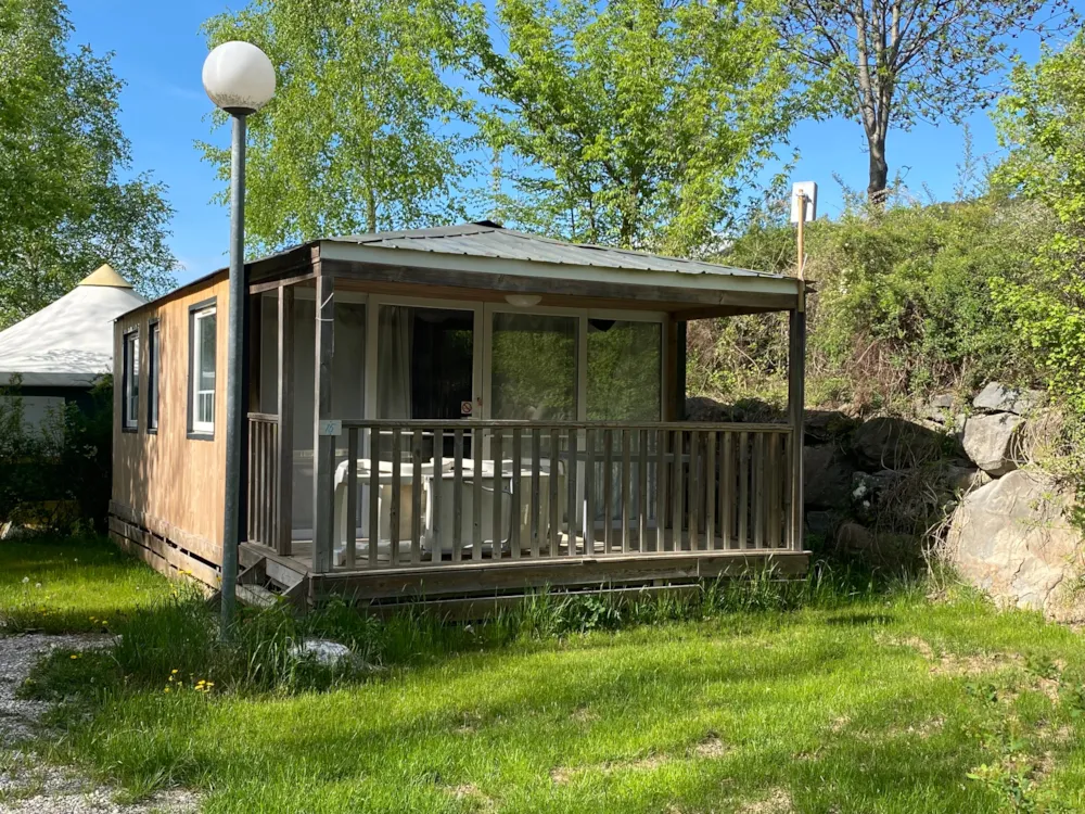 Location - Bungalow Sérénnité - Camping La Pierre de l'Aigle
