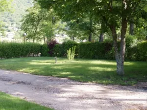 Emplacement - Pitch Trekking Package by foot or by bike with tent without electricity - Camping Le Colombier