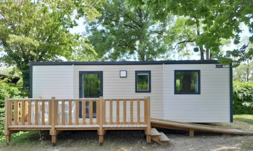 Mietunterkunft - Mobilheim Premium Pmr (Behindertengerecht) - image n°1 - Camping Le Colombier