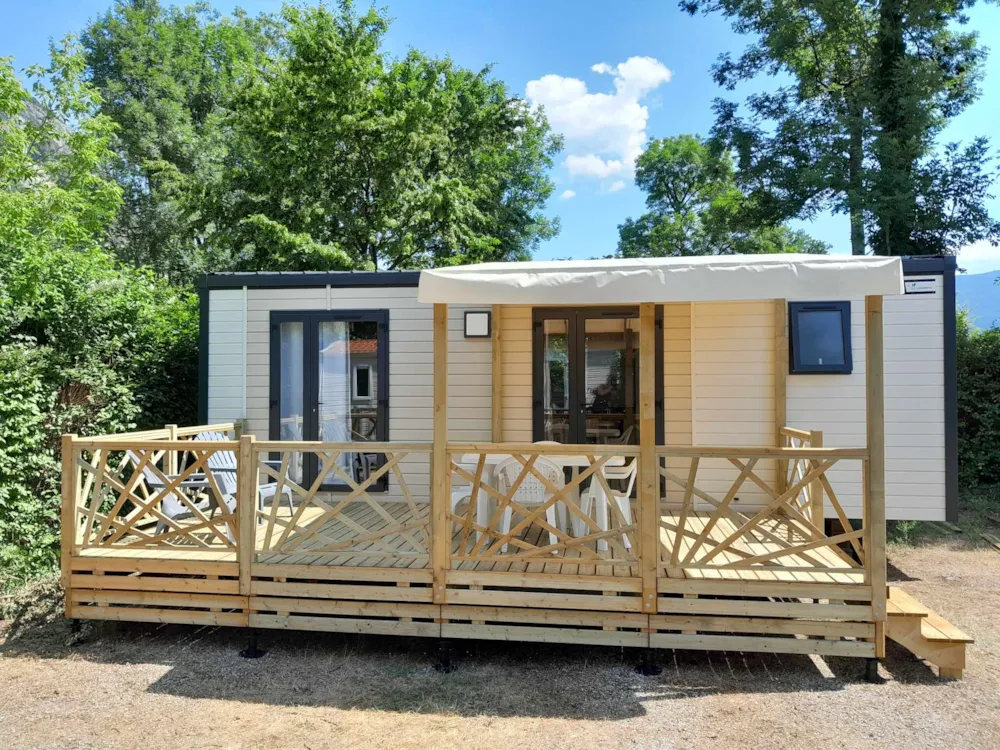 Location - Mobil-Home Premium 2 Chambres - Camping Le Colombier