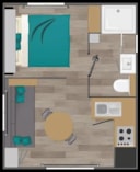 Mobil-Home Premium 1 Chambre 2 Personnes Mobil-Home Premium 1 Chambre 2 Personnes