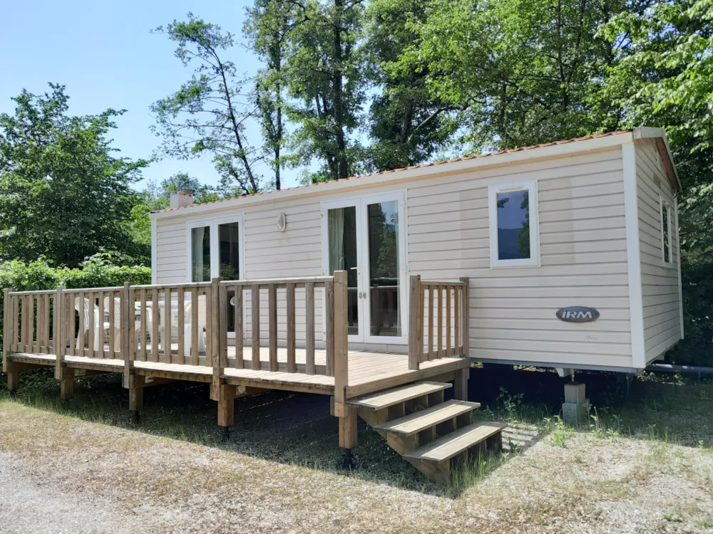 Location - Mobilhome - 3 Chambres : 1 Chambre À Lit Double, 2 Chambres À Lits Simples Superposés. - Camping Le Colombier