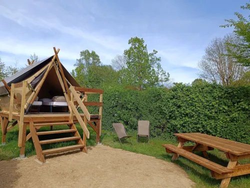 Mietunterkunft - Tente Lodge - image n°2 - Camping Le Vieux Moulin