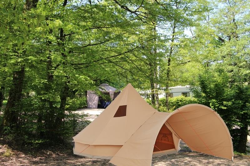 Location - Tente Bivouac 4 Personnes - Camping Municipal La Grange du Pin