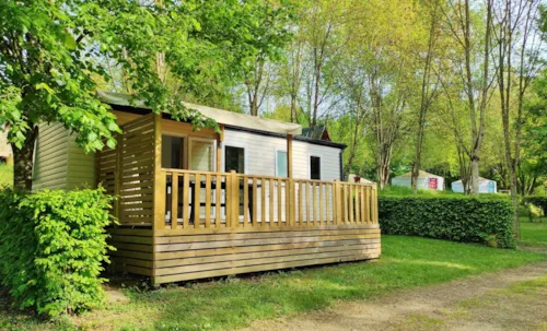Mietunterkunft - Cottage Tribu 33M² - 3 Schlafzimmer - (Maximal 5 Erwachsene) - - image n°1 - Camping Domaine de Mépillat