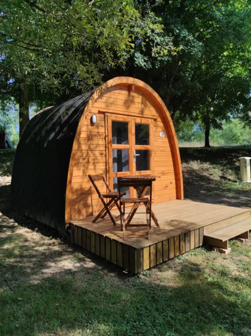 Mietunterkunft - Pod / Holzhütte Ohne Sanitäranlagen 9M² - - image n°2 - Camping Domaine de Mépillat