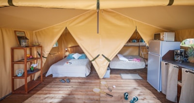 Lodge Safari Tent 35m² - 2 bedrooms -