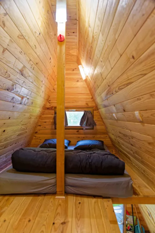 Mietunterkunft - Tipi Holz 25M² - 1 Schlafzimmer - - image n°4 - Camping Domaine de Mépillat
