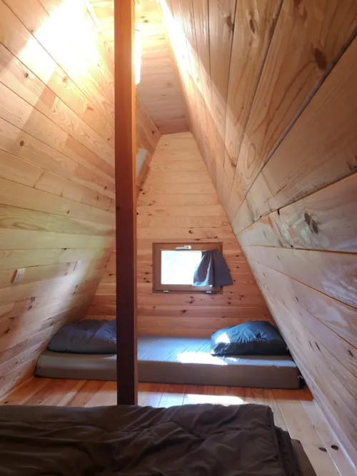 Mietunterkunft - Tipi Holz 25M² - 1 Schlafzimmer - - image n°3 - Camping Domaine de Mépillat