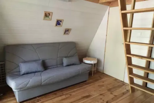 Mietunterkunft - Tipi Holz 35M² - 2 Schlafzimmer - - image n°5 - Camping Domaine de Mépillat