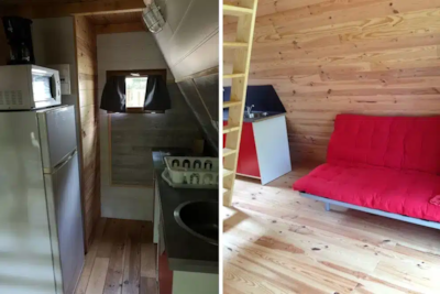 Wooden tepee 35m² - 2 bedroom -