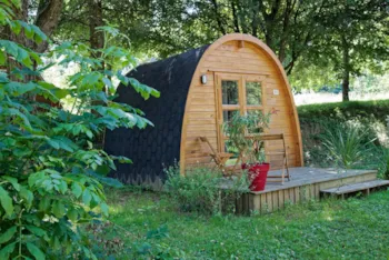Accommodation - Pod / Wooden Hut Without Sanitary Facilities 9M² - - Camping Domaine de Mépillat