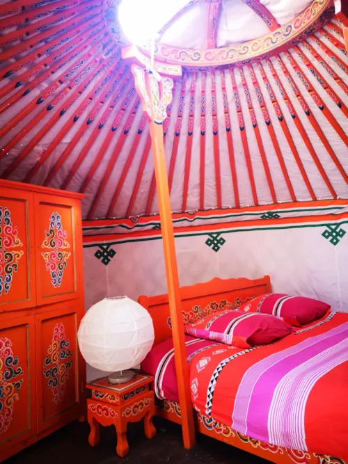 Mietunterkunft - Jurte 15M² - - image n°3 - Camping Domaine de Mépillat