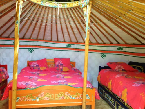 Mietunterkunft - Jurte 19M² - - image n°3 - Camping Domaine de Mépillat