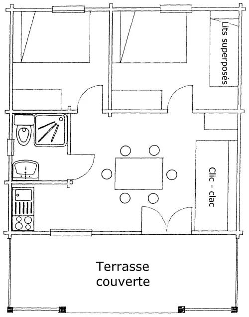 Chalet Classique Tradition 6 - 2 Chambres