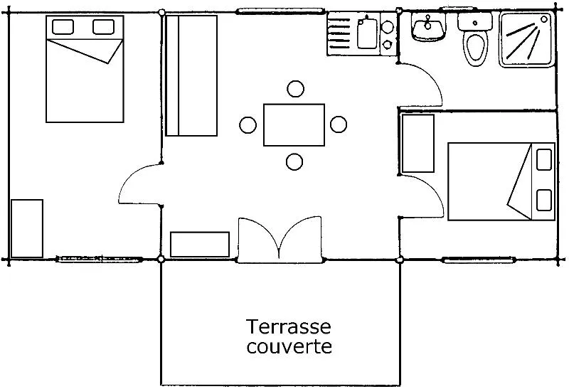 Chalet Classique Tradition 4 - 2 Chambres