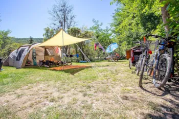Stellplatz - Kitchen Premium Platz - Le Moulin Sites et Paysages