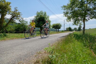 Bike / walk camping pitch - 1 person riding bike or walking
