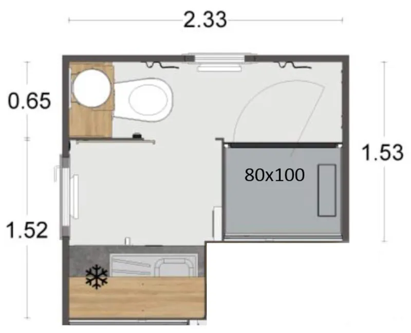 Emplacement Premium Sanitaires Privés De Taille Xxl