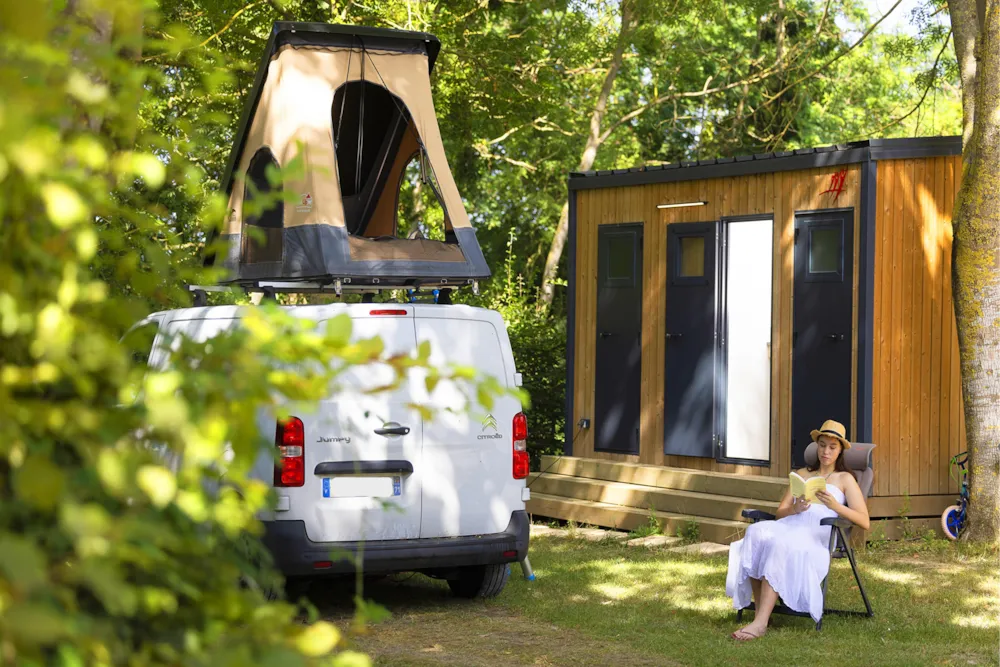 Emplacement - Emplacement Premium Sanitaires Privés De Taille Standard - Le Moulin Sites et Paysages