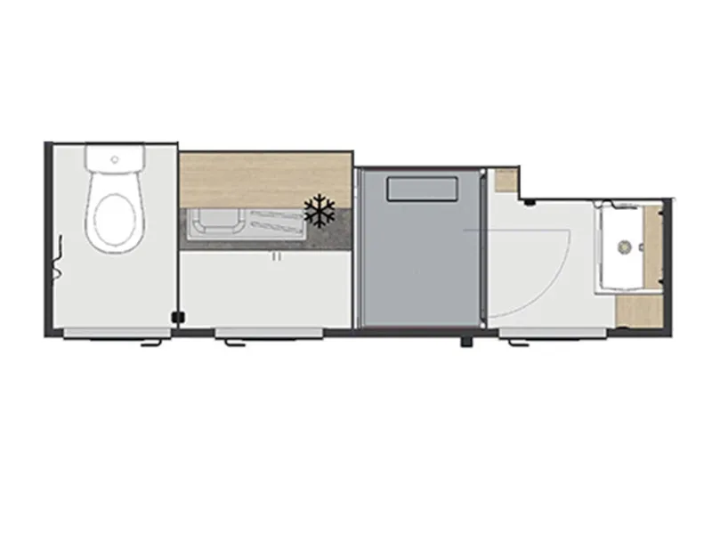 Emplacement Premium Sanitaires Privés De Taille Standard