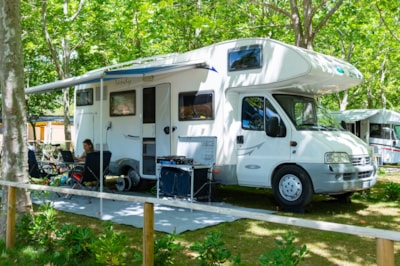 Platinum Pitch: caravan or camping-car + water and drainage point + 10A electricity — 7