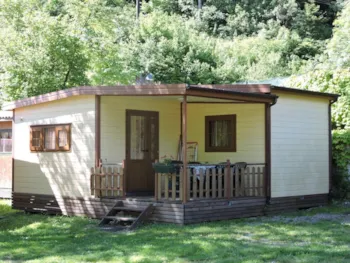 Mietunterkunft - Mobilheim Luxus Difina Freitag 30 Mq + 8 Mq Terrasse - Camping Al Lago