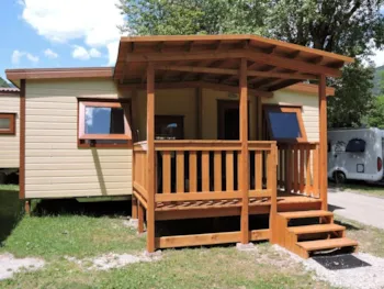 Mietunterkunft - Mobilheim Standard 21Mq + 7.5Mq Terrasse - Camping Al Lago