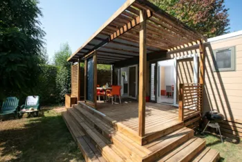 Mietunterkunft - Cottage Privilege 2 Chambres - Camping Le Paradis