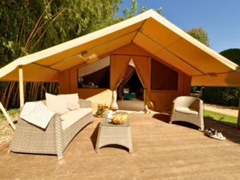 Mietunterkunft - Kanadierzelt - Camping Le Paradis