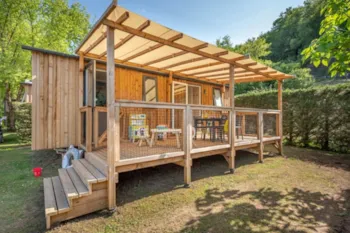 Mietunterkunft - Mobilheim Kids Top Presta - 25 M² - 2 Schlafzimmer - Clico Chic - Camping Lac de Miel
