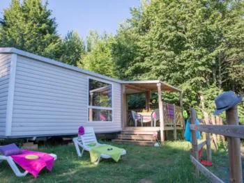 Mietunterkunft - Mobilheim Prestige 32M² 2 Zimmer - Klimaanlage - Camping Sunêlia Le Séquoia