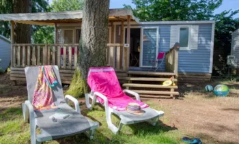 Mietunterkunft - Mobilheim Prestige Plus 32M² 2 Zimmer - Klimaanlage - Camping Sunêlia Le Séquoia