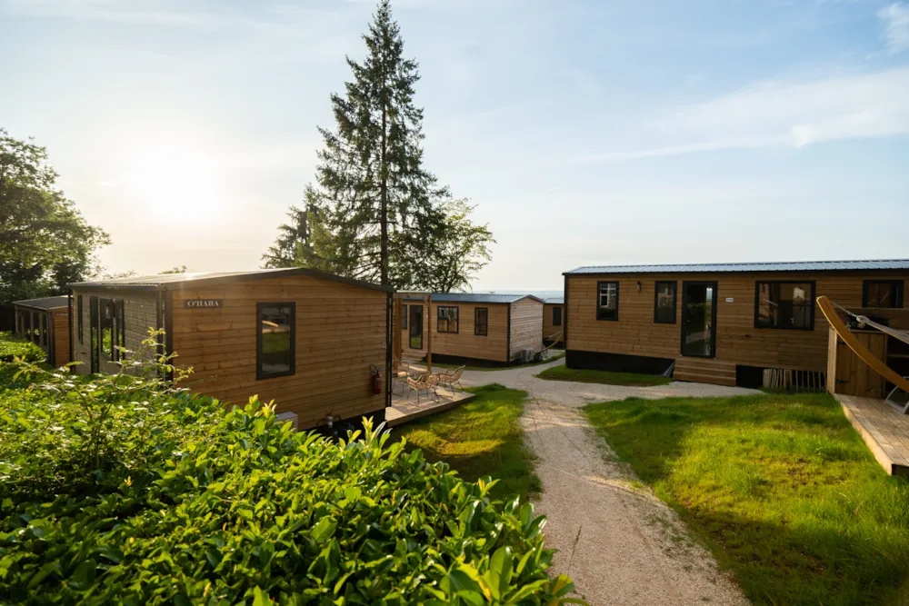 Location - Mobil-Home Sunelia Luxe 65M² 5 Chambres - Climatisé - Camping Sunêlia Le Séquoia