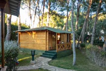 Mietunterkunft - Kleines Hütte 3P - Camping La Torre del Sol