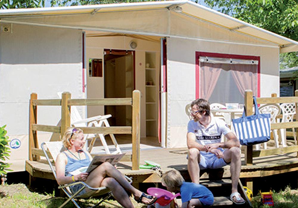 Mietunterkunft - Zelt Lodge Ohne Wohnzimmer - Camping Les Trois Lacs du Soleil
