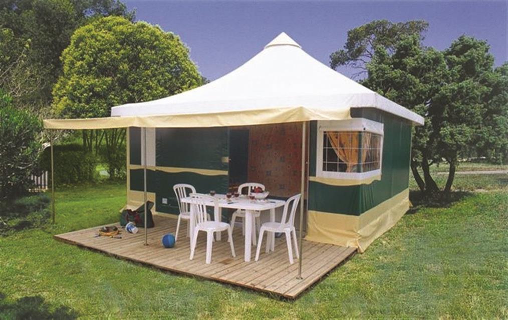 Accommodation - Tent Pagan - 2 Bedrooms - Camping Les Trois Lacs du Soleil