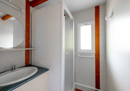 Location - Chalet Campitel - 2 Chambres - image n°7 - Camping Des 3 Lacs du Soleil