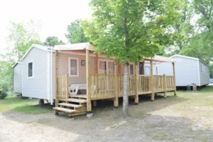 Locatif - Mobil-home LODGE - Camping Des 3 Lacs du Soleil
