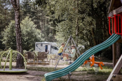 Pitch + motor home — 2