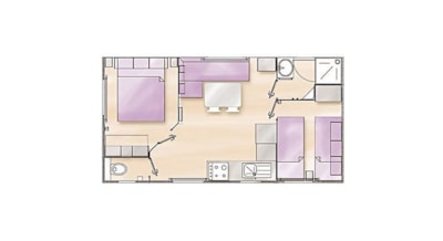 Mobile home OCEANE AVEC TERRASSE COUVERTE