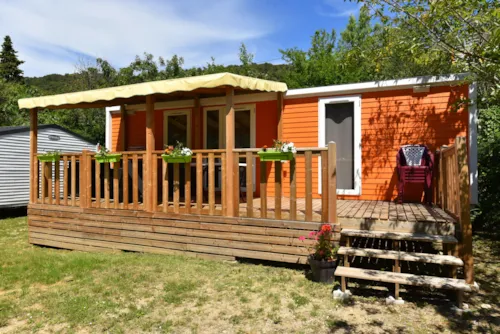 Accommodation - Mobile Home Premium With Air Conditioned 2 Bedrooms, 2 Bathrooms, Tv, Dishwasher Saturday Till Saturday In High Season - image n°1 - Camping des Gorges