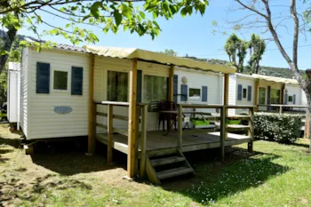 Mietunterkunft - Mobilhome Comfort 2 Schlafzimmer Anlage Arrival On Sunday (In High Season) - Camping des Gorges