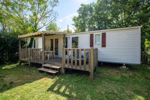 Location - Mobilhome Luxe 3 Chambres Climatise Arrivée Le Samedi (En Pleine Saison) - image n°1 - Camping des Gorges
